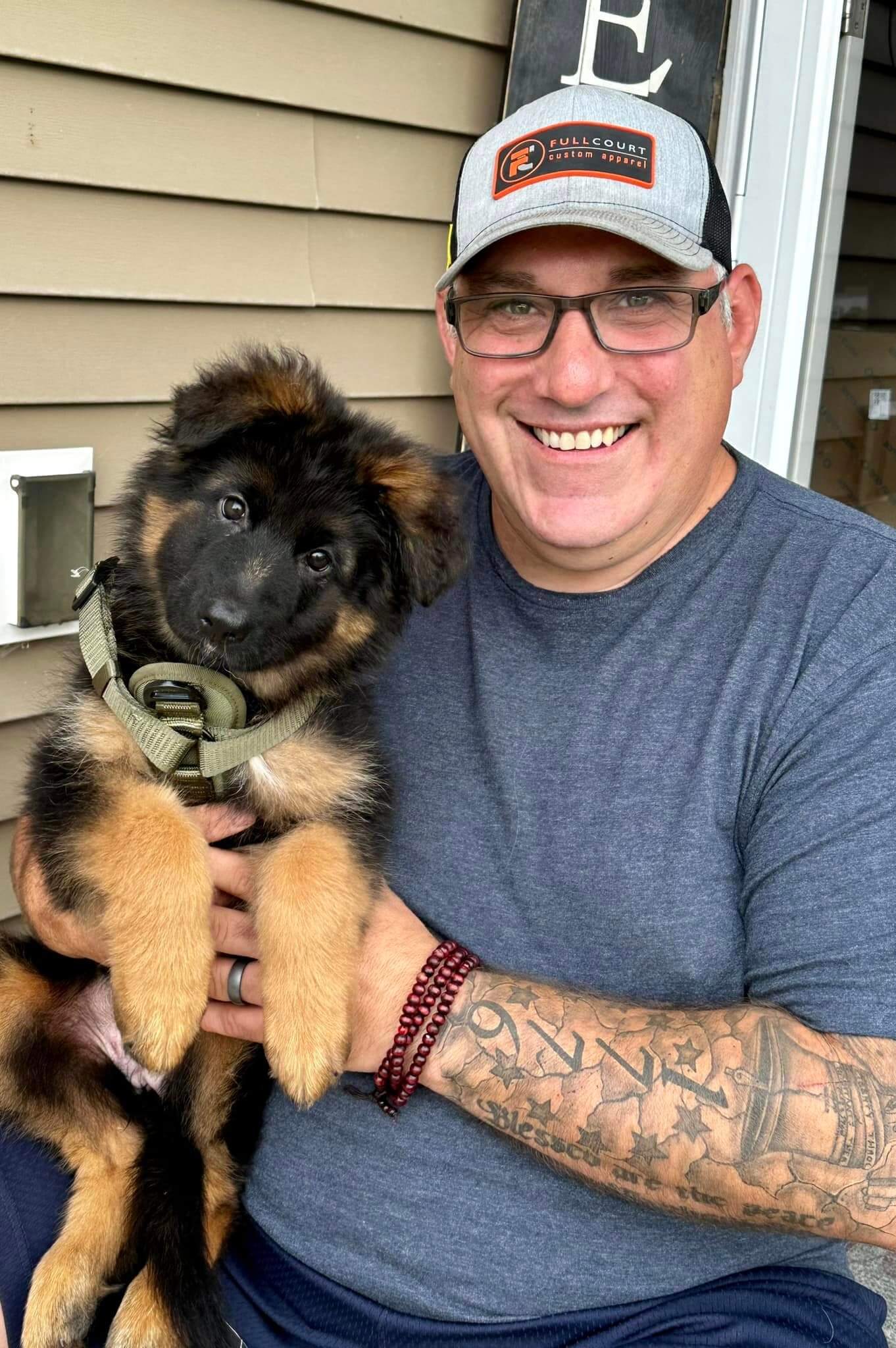 Dave & Nya, Dave's service dog